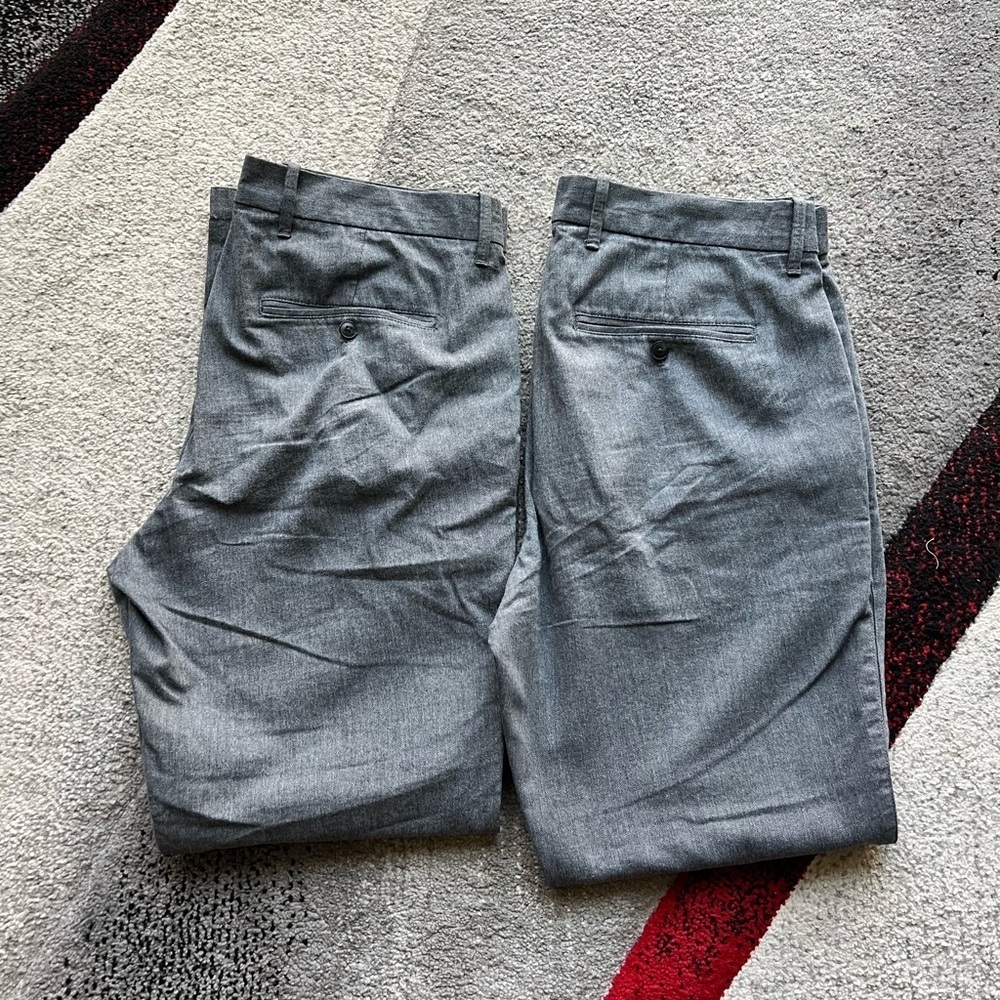Gap Gray Straight Leg Business Casual Pants Bundle
